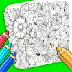 Flowers Coloring Game for Adults